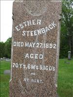 Steenback, Esther